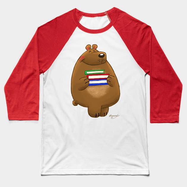 Ready to Read Bear! Baseball T-Shirt by ErinKantBarnard